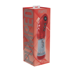 Pumped Masturbateur Strokemate Rotation et Va-et-Vient Rouge
